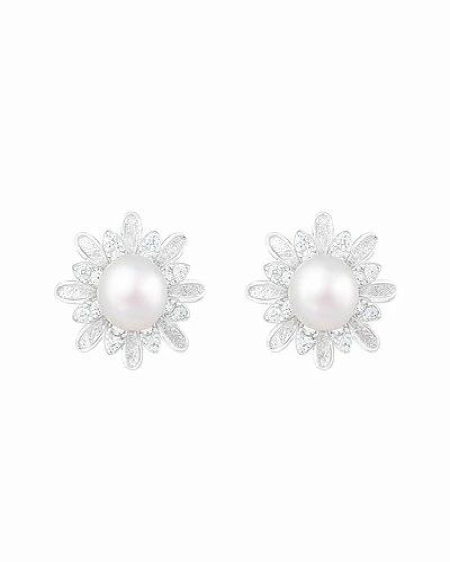 Earrings * | Splendid Pearls Ver 6-6.5Mm Pearl Earrings Women