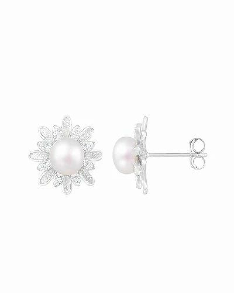 Earrings * | Splendid Pearls Ver 6-6.5Mm Pearl Earrings Women