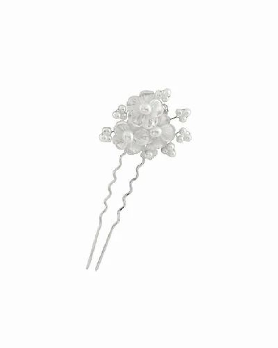 Pins * | Splendid Pearls Tainless Steel 4-7Mm Pearl Hair Accessory Women