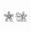 Earrings * | Pandora Silver Dazzling Daisy Studs Women