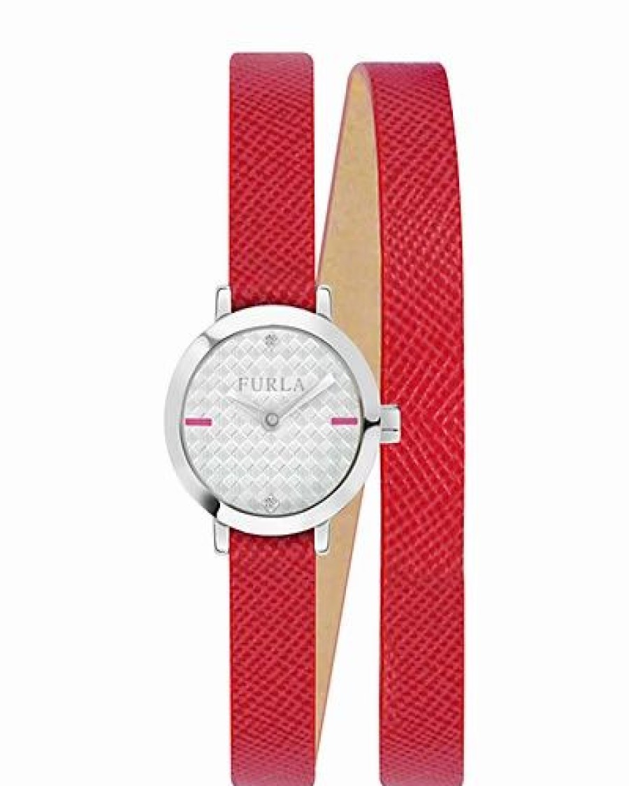 Watches * | Furla Women'S Calfskin Leather Watch