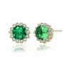 Earrings * | Genevive 14K Plated Studs Women