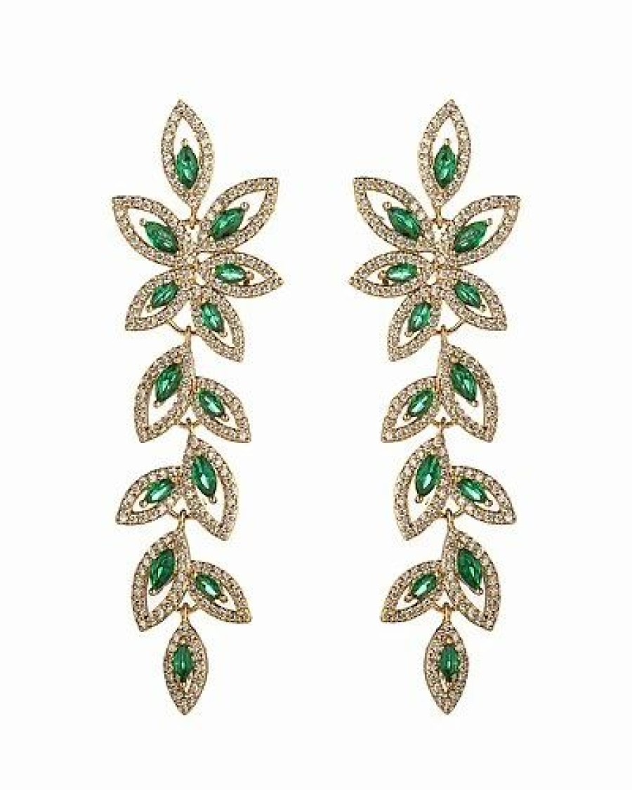 Earrings * | Eye Candy La Z Gianna Leaf Earrings Women