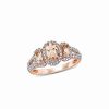 Rings * | Rina Limor 14K Rose Gold 1.45 Ct. Tw. Diamond & Morganite Ring Women