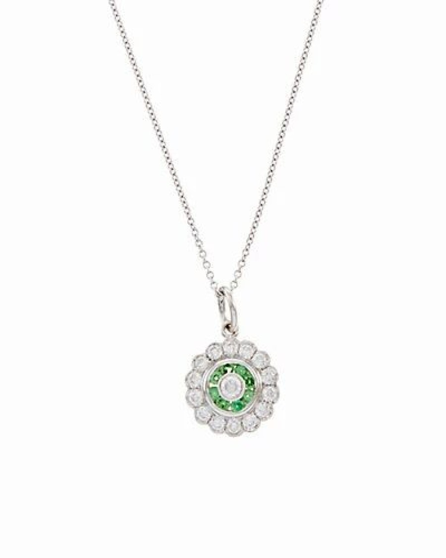 Pins * | Diana M. Fine Jewelry 18K 0.54 Ct. Tw. Diamond Necklace Women