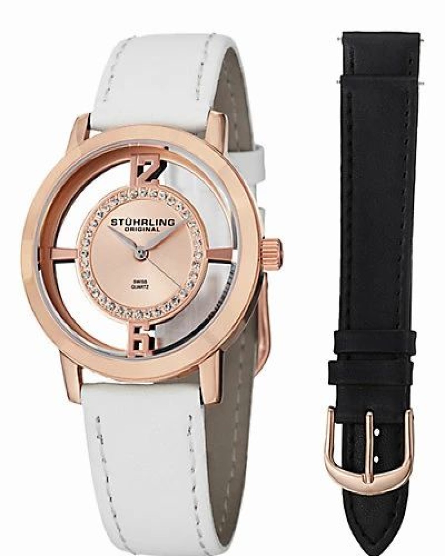 Watches * | Stuhrling Original Women'S Winchester Tiara Watch With Interchangeable Strap