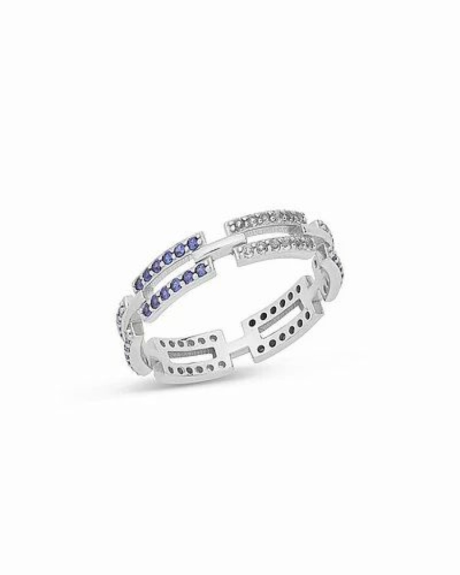 Rings * | Sterling Forever Cz Ombre Linked Ring Women