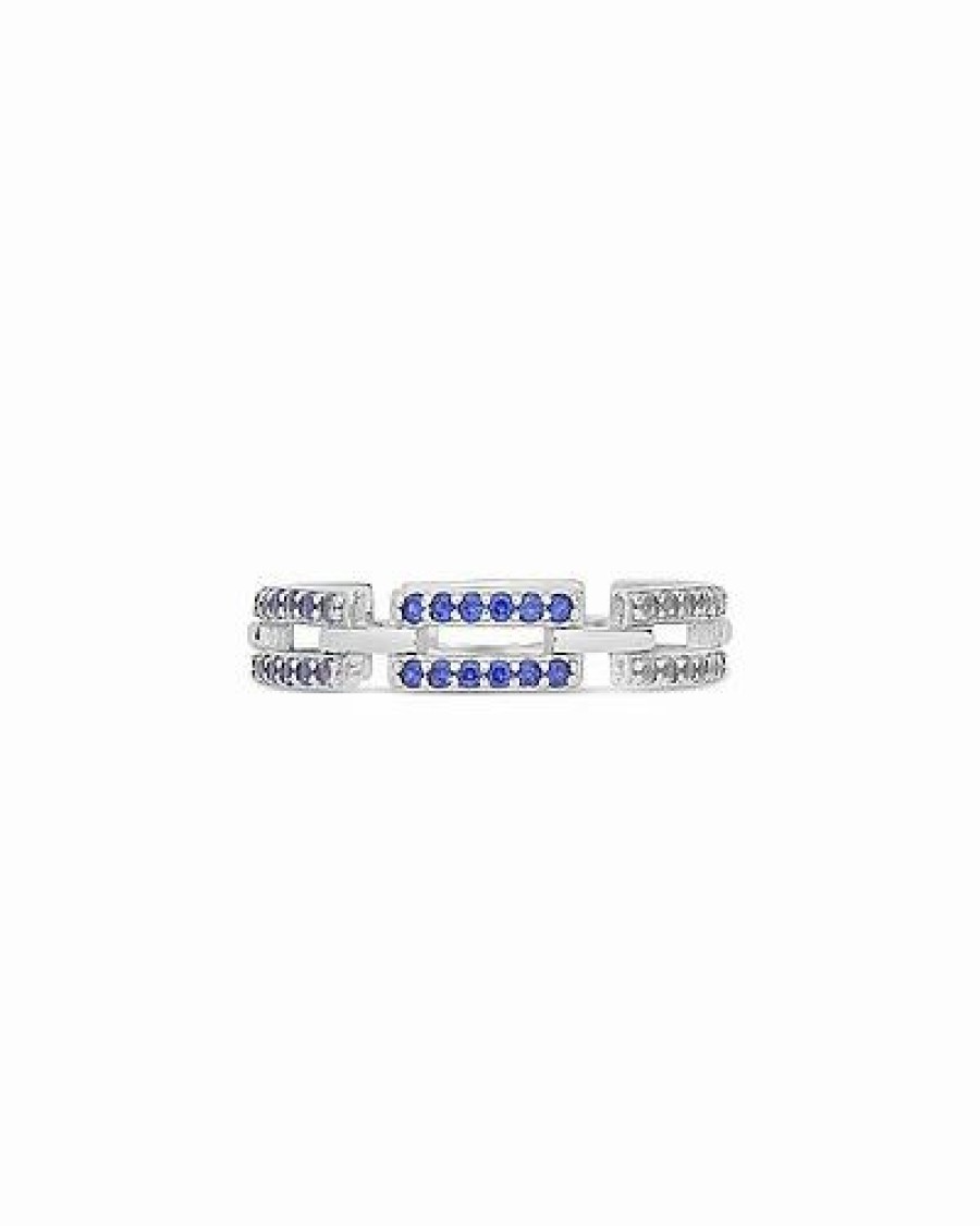 Rings * | Sterling Forever Cz Ombre Linked Ring Women