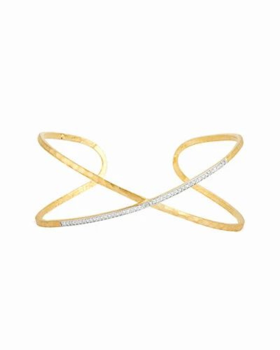 Bracelets * | I. Reiss 14K 0.30 Ct. Tw. Diamond Bangle Women