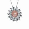 Necklaces * | Genevive Silver Pendant Necklace Women