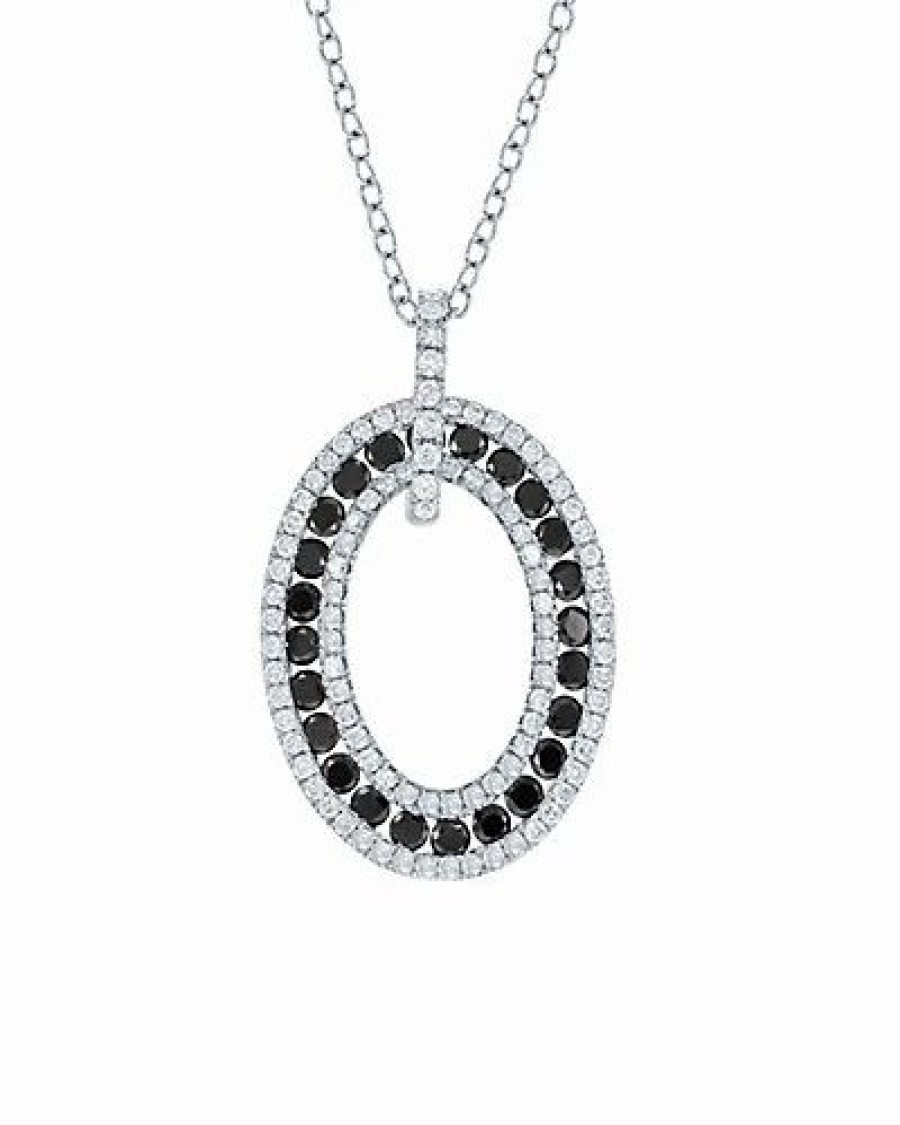 Necklaces * | Diana M. Fine Jewelry 18K 1.63 Ct. Tw. Diamond Necklace Women