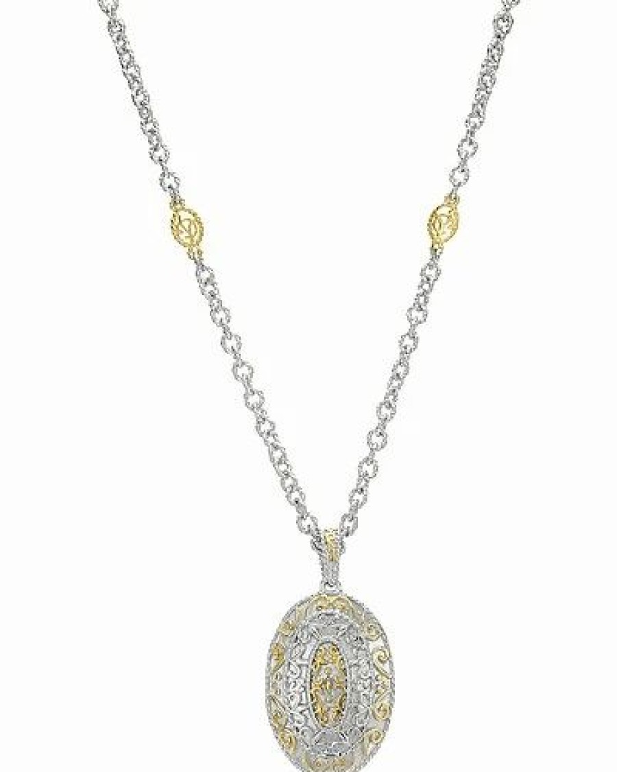 Necklaces * | Delatori By Alor 18K & Silver Locket Necklace Women