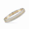 Bracelets * | Diamond Select Cuts 18K Two-Tone 1.50 Ct. Tw. Diamond Bangle Bracelet Women