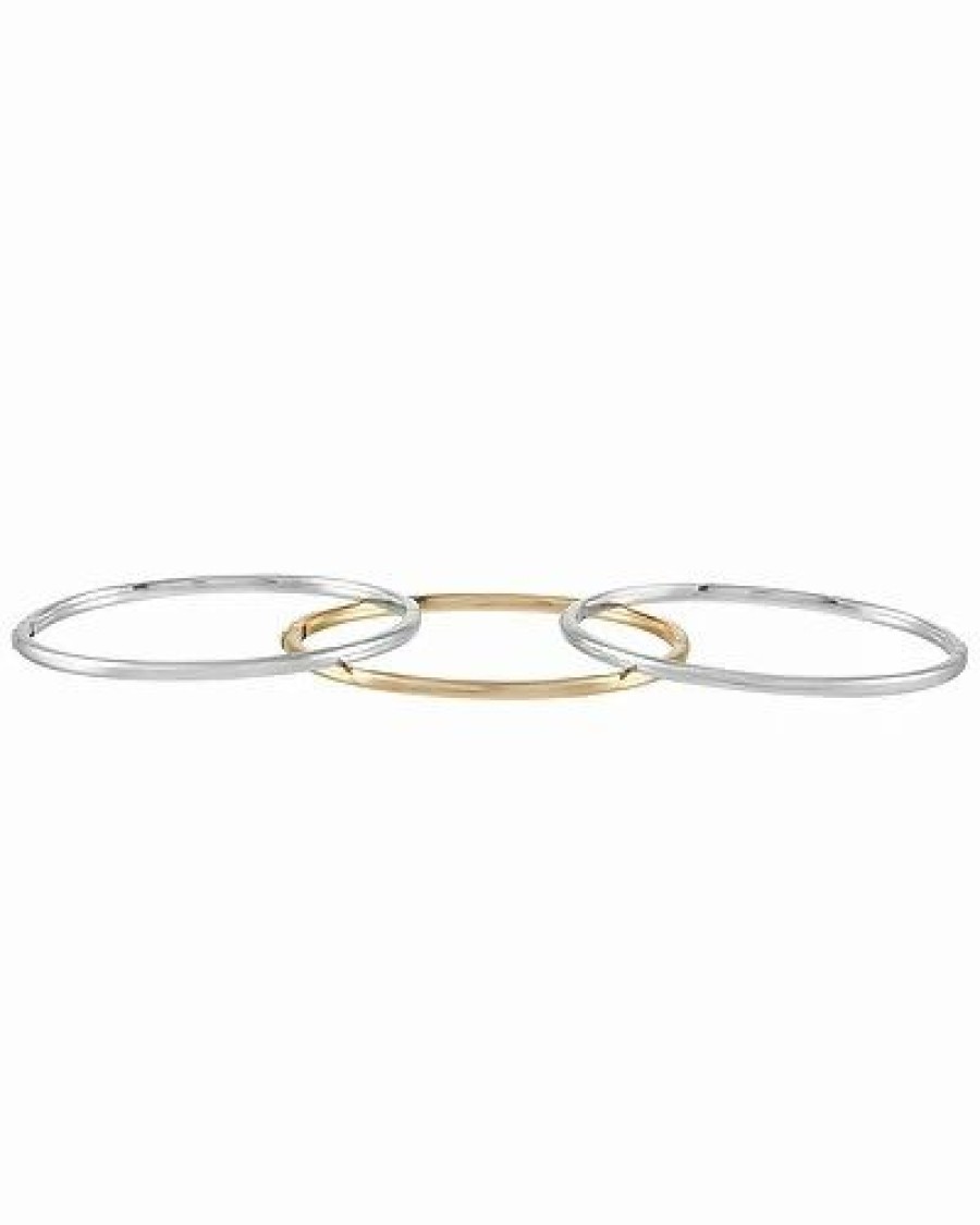 Bracelets * | Diamond Select Cuts 18K Two-Tone 1.50 Ct. Tw. Diamond Bangle Bracelet Women