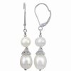 Earrings * | Pearls Imperial Silver 6-9Mm Pearl Earrings Women