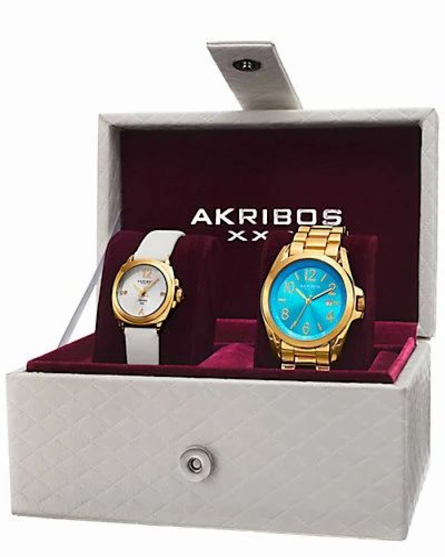 Watches * | Akribos Xxiv Women'S Set Of Two Watches