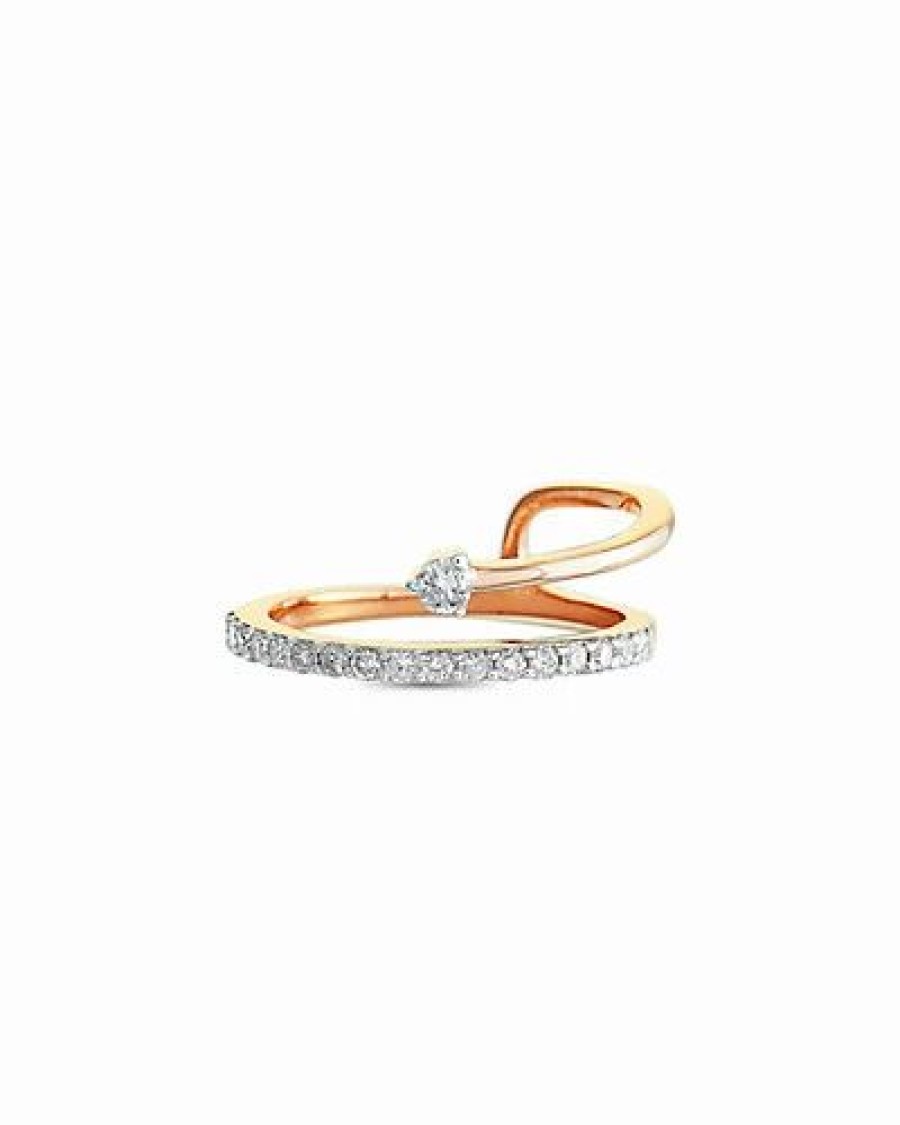 Rings * | Diamond Select Cuts 14K Rose Gold 0.25 Ct. Tw. Diamond Ring Women