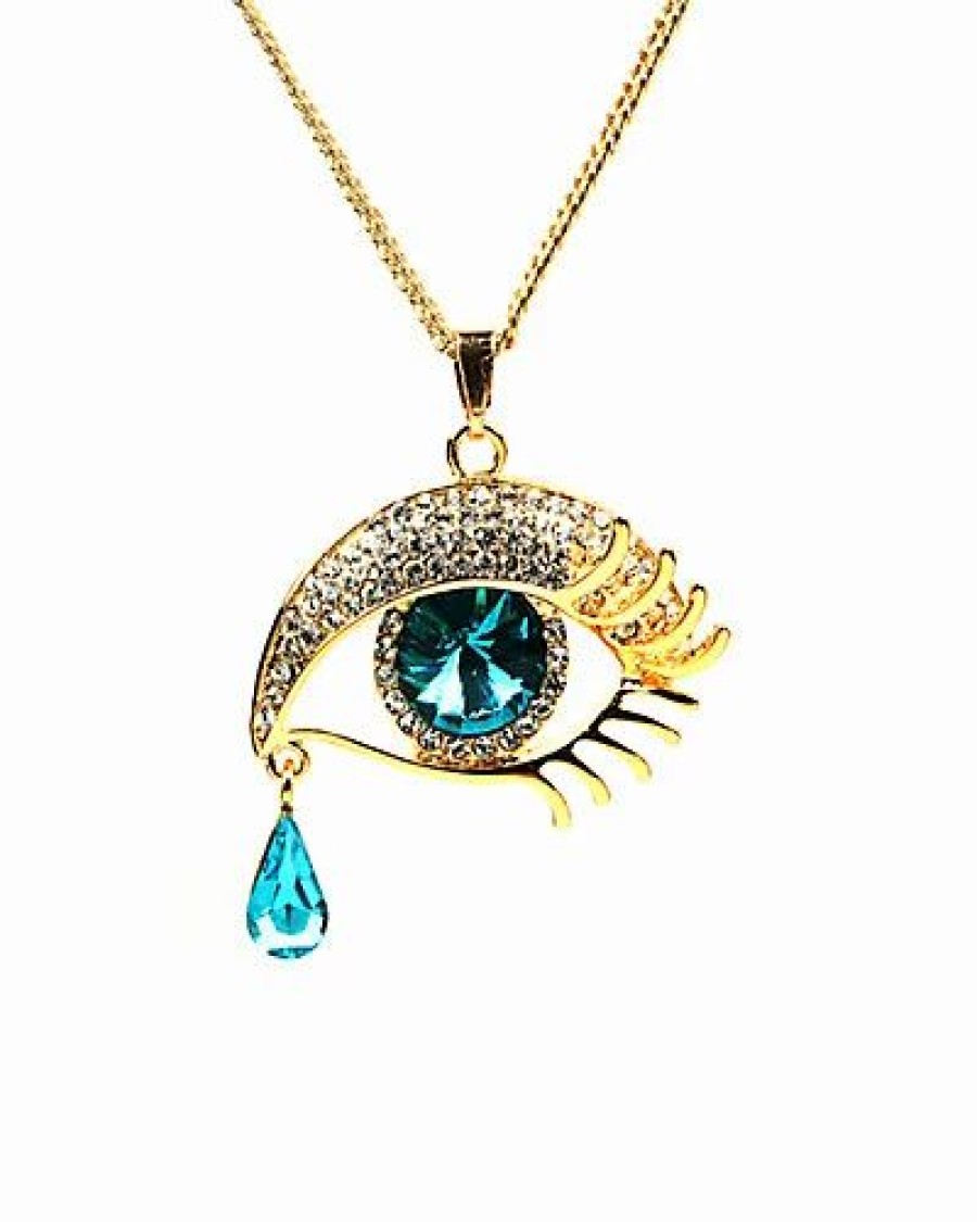 Necklaces * | Eye Candy La Golden Tear Drop Necklace Women