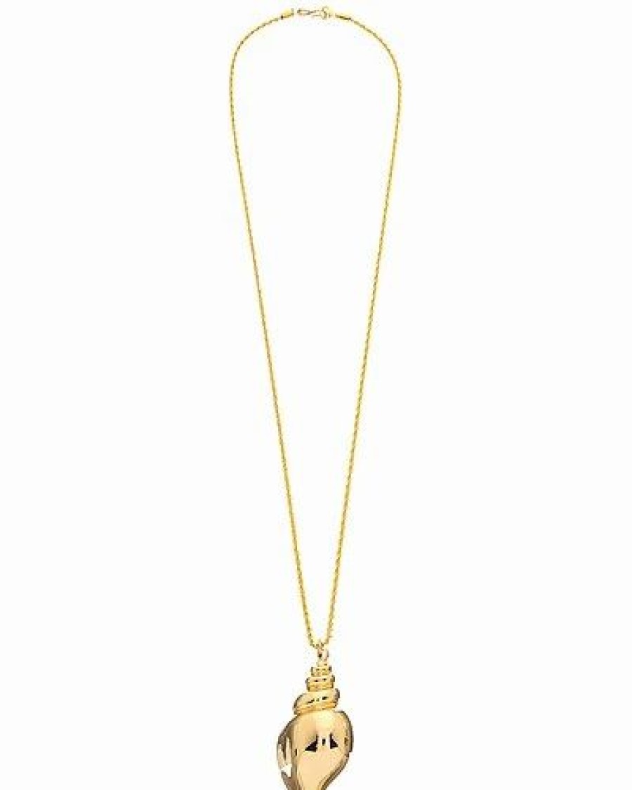 Necklaces * | Kenneth Jay Lane 22K Plated Pendant Necklace Women