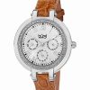 Watches * | Akribos Xxiv Burgi Women'S Leather Watch