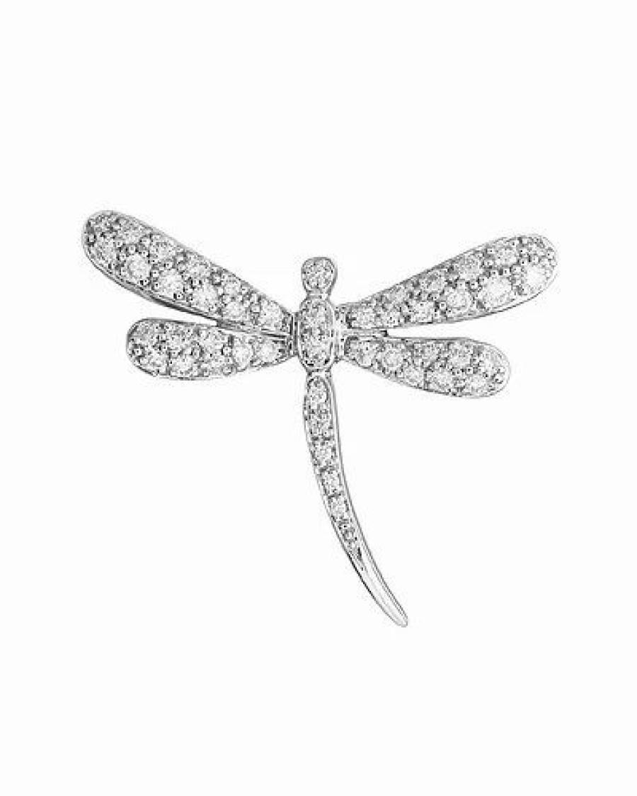 Pins * | Diamond Select Cuts 14K 0.61 Ct. Tw. Diamond Pin Women