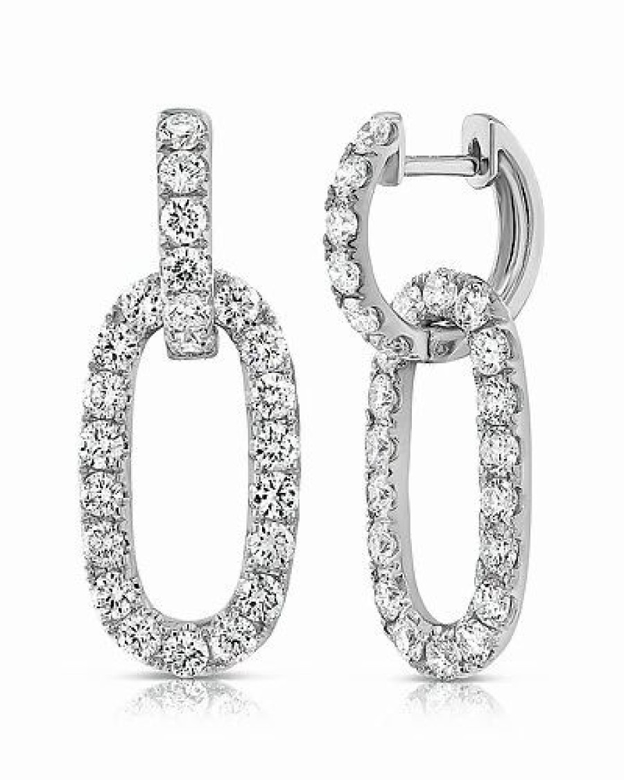 Earrings * | Sabrina Designs 14K 2.44 Ct. Tw. Diamond Dangle Earrings Women