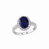 Rings * | Rina Limor 14K 3.72 Ct. Tw. Diamond & Diffused Sapphire Ring Women