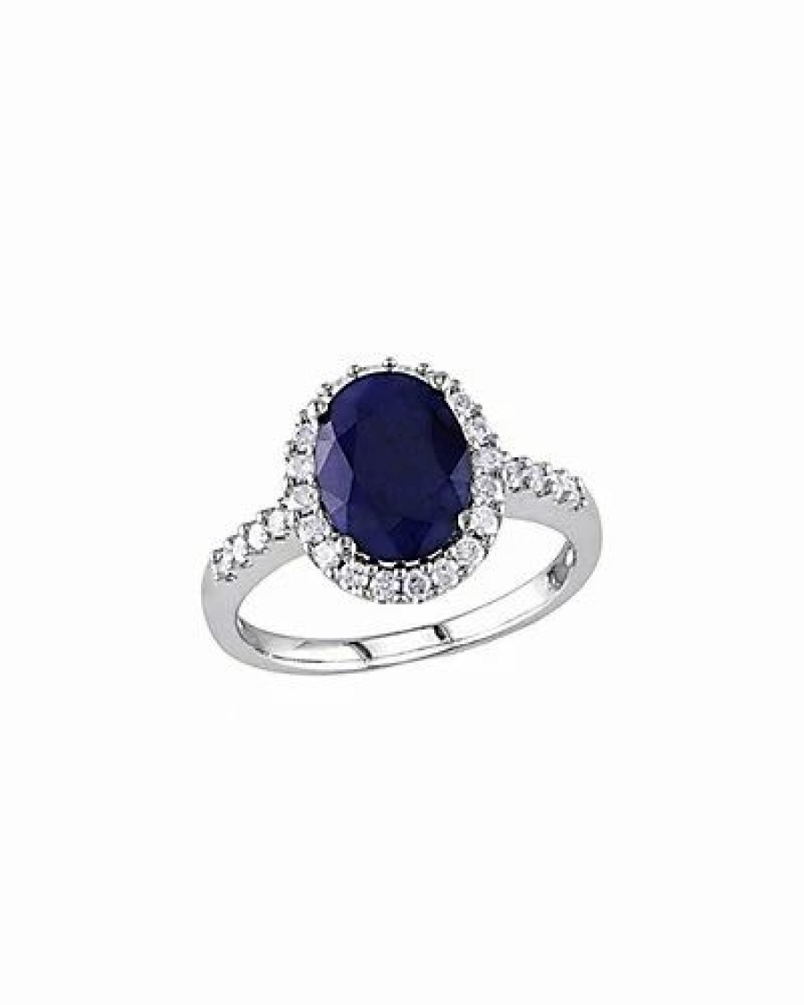 Rings * | Rina Limor 14K 3.72 Ct. Tw. Diamond & Diffused Sapphire Ring Women