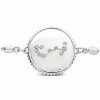 Bracelets * | Sterling Forever Cz Scorpio Disc Bolo Bracelet Women