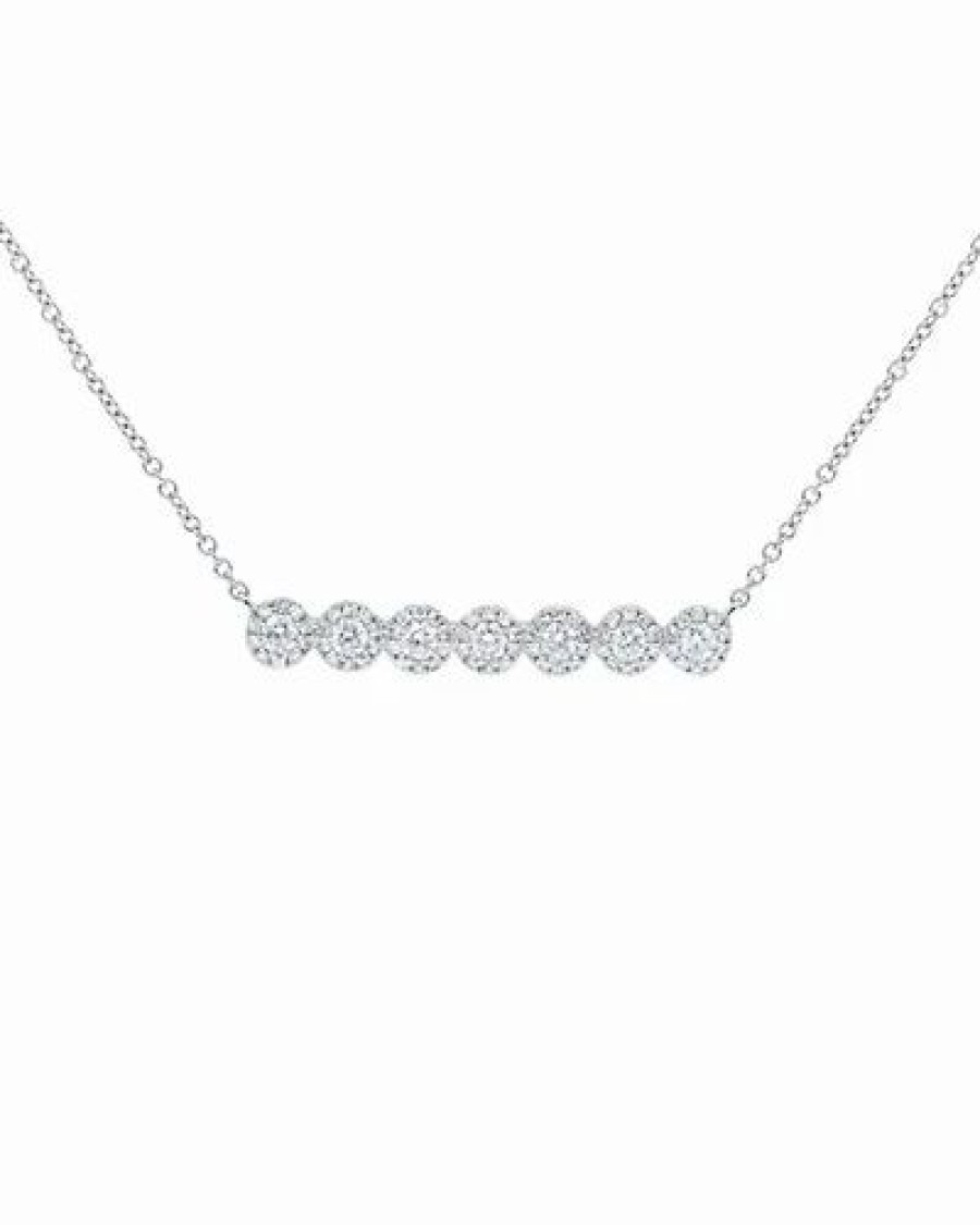 Necklaces * | Diana M. Fine Jewelry 14K 0.53 Ct. Tw. Diamond Necklace Women