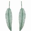 Earrings * | Eye Candy La Z Luxe Leafy Dangle Earrings Women