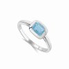 Rings * | Sabrina Designs 14K 0.60 Ct. Tw. Blue Topaz Ring Women