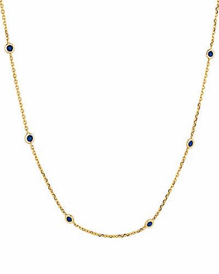 Necklaces * | Ariana Rabbani Sapphire Necklace Women