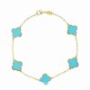 Bracelets * | Sabrina Designs 14K Turquoise Enamel Chain Bracelet Women