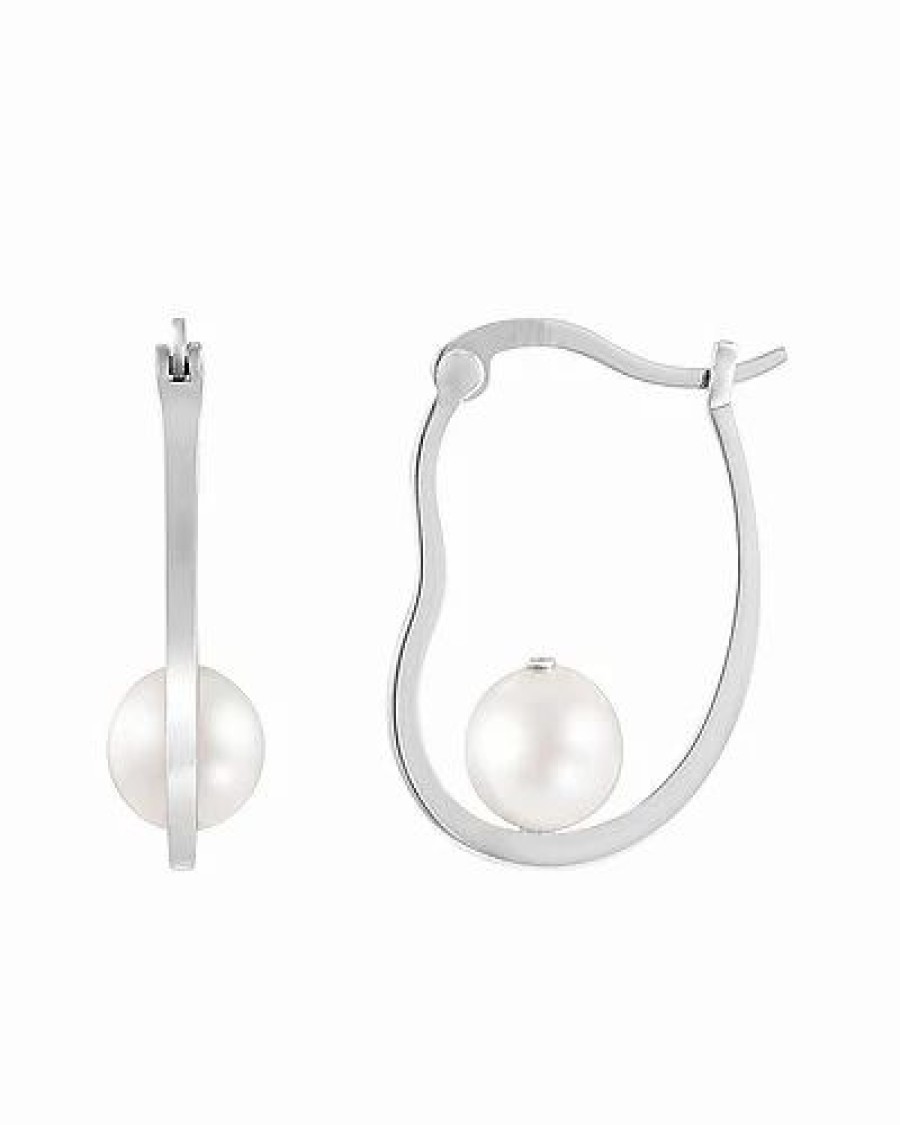 Earrings * | Splendid Pearls Ver 6.5-7Mm Pearl Earrings Women