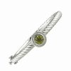 Bracelets * | Diamond Select Cuts Ver & Steel 1.82 Ct. Tw. Diamond & Lemon Quartz Bangle Bracelet Women