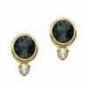 Earrings * | Adornia Fine Jewelry 14K Over Silver 2.00 Ct. Tw. Gemstone Studs Women