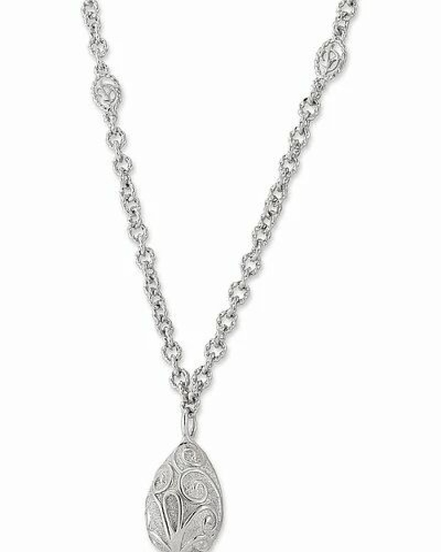 Necklaces * | Delatori By Alor Silver Pendant Necklace Women