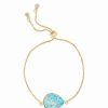 Bracelets * | Saachi 18K Plated Mojave Turquoise Bracelet Women