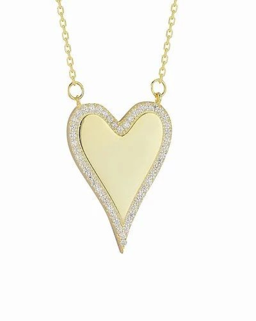 Necklaces * | Glaze Jewelry 14K Over Silver Necklace Women