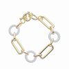 Bracelets * | Juvell 18K Plated Enamel Link Bracelet Women