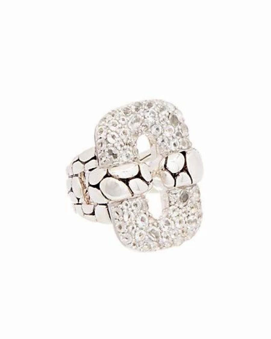 Rings * | John Hardy Silver Moon Quartz Ring Women