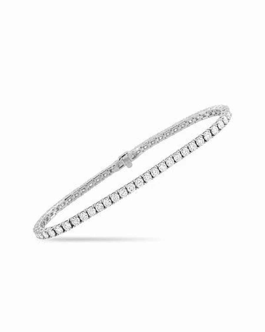 Bracelets * | Diamond Select Cuts 14K 5.82 Ct. Tw. Diamond Tennis Bracelet Women