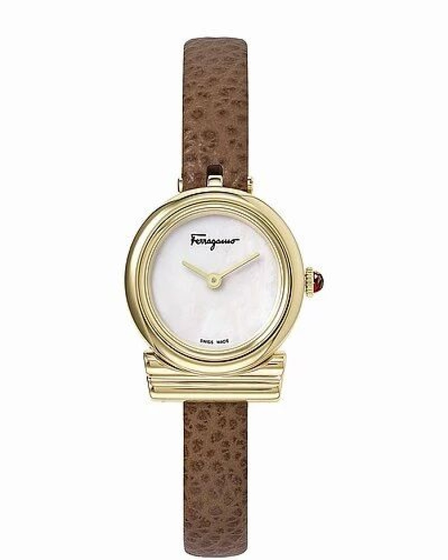 Watches * | Salvatore Ferragamo Women'S Gancini Slim Watch