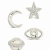 Earrings * | Sterling Forever Cz Celestial Mixed Studs Women