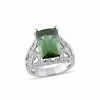 Rings * | Diamond Select Cuts 14K 4.98 Ct. Tw. Diamond & Green Tourmaline Ring Women