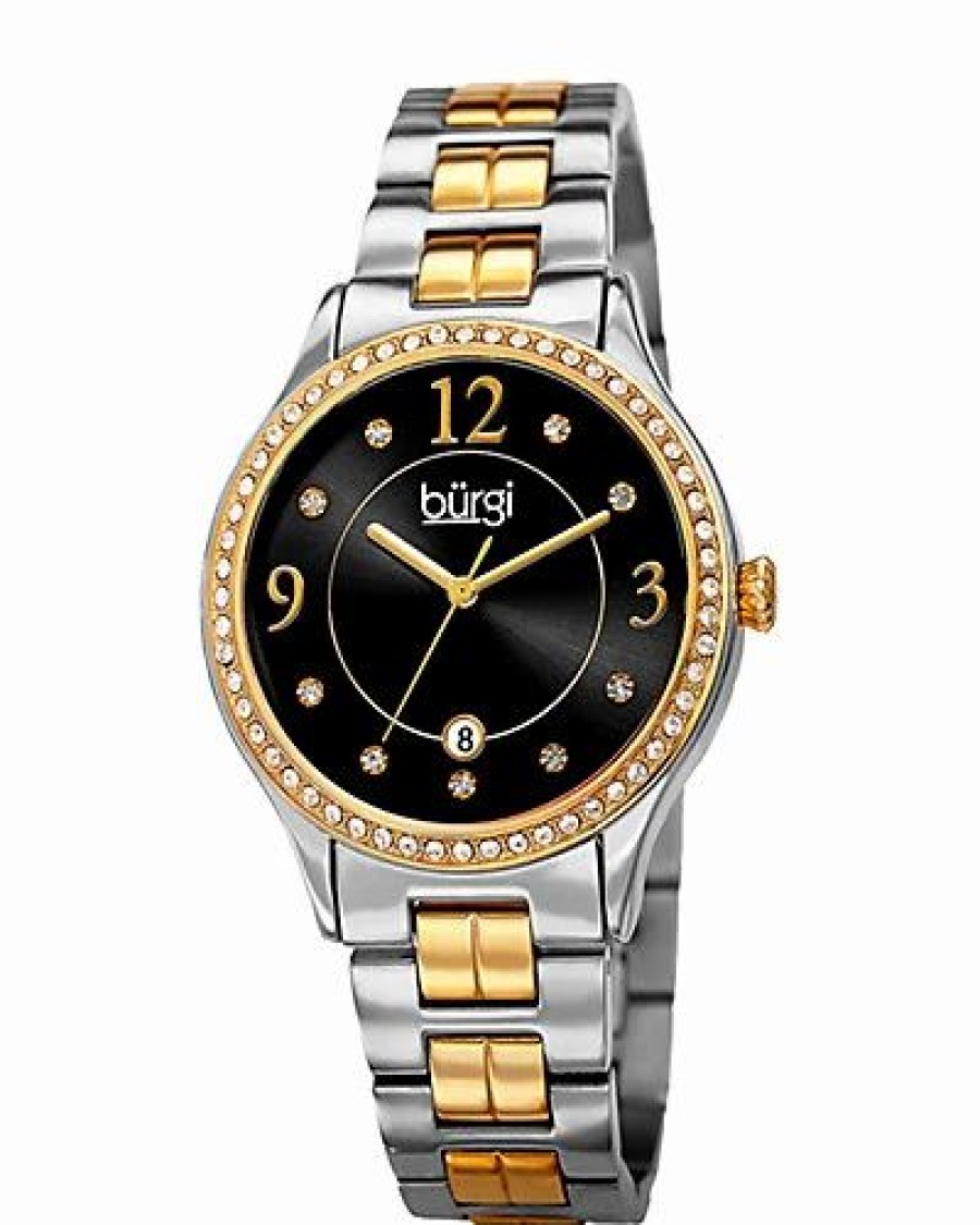 Watches * | Burgi Women'S Stainless Steel Watch