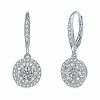 Earrings * | Genevive Silver Earrings Women