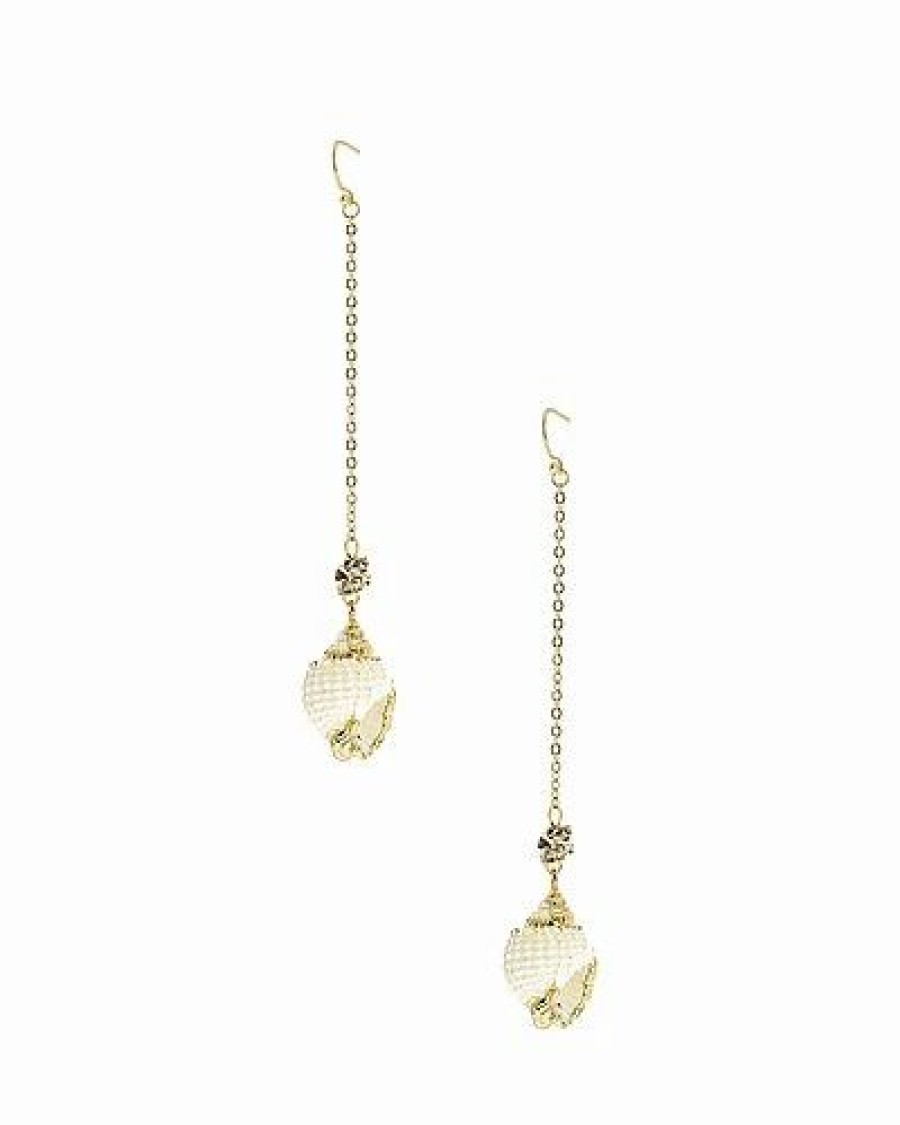 Earrings * | Saachi Dangle Drop Shell Earrings Women