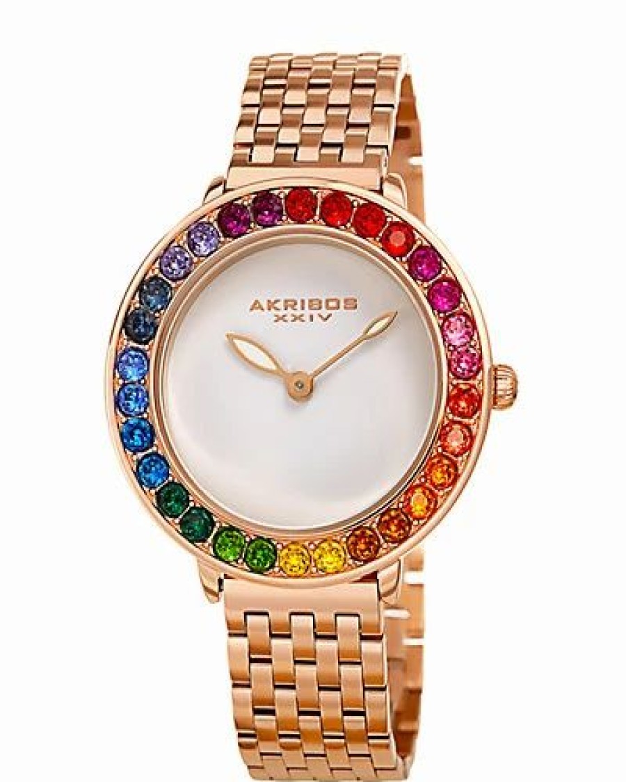 Watches * | Akribos Xxiv Women'S Stainless Steel Watch